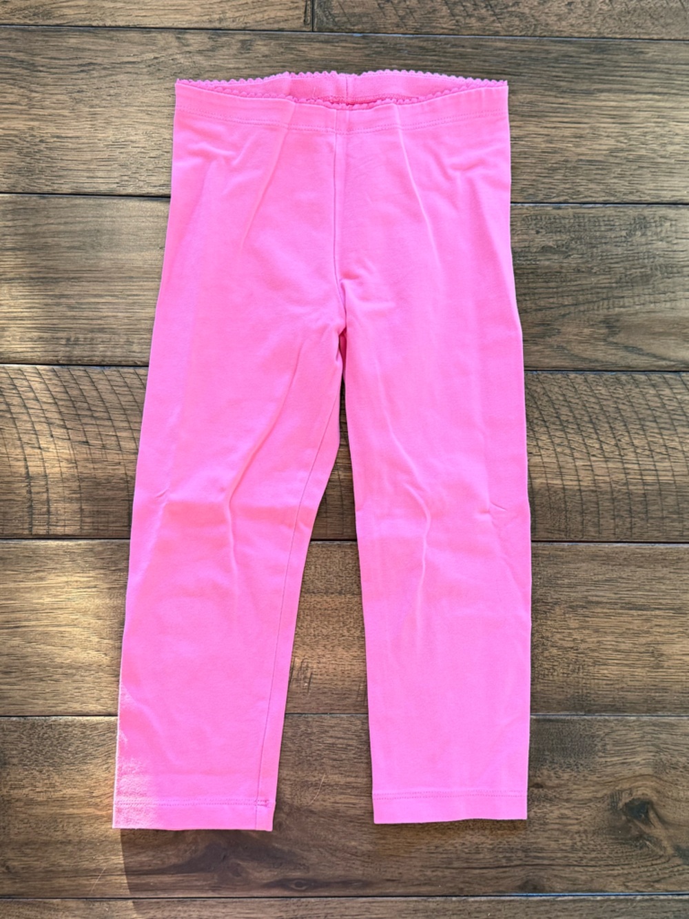 Tea Collection Bright Pink Girls' Stretch Capri Leggings